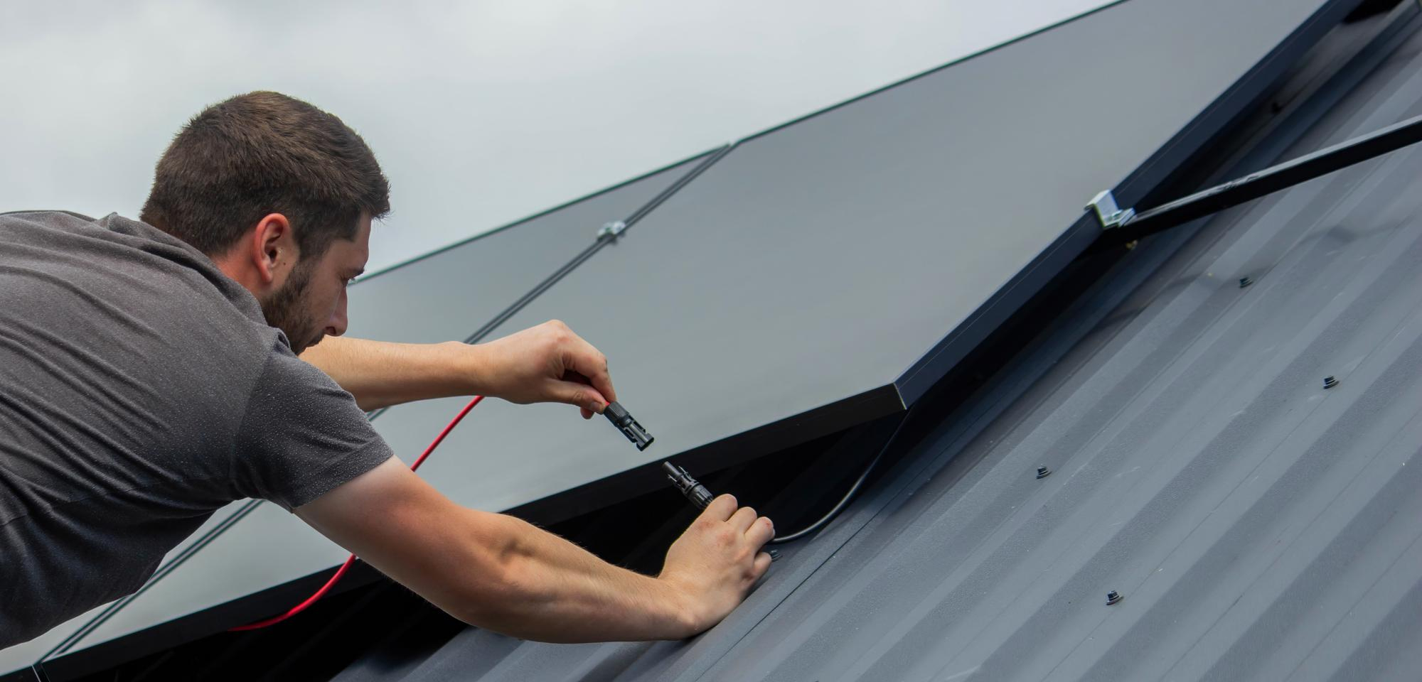 Dachsanierung mit Solar